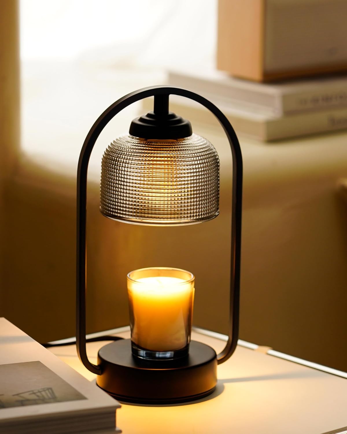 Electric Candle Heater with Timer and Dimmer